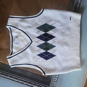 Hollister argyle sweater vest